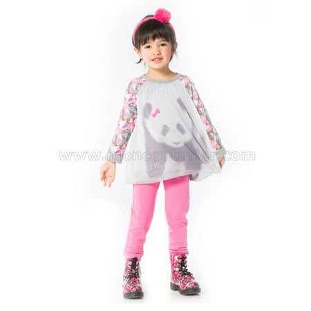 Deux par Deux Girls Tunic Fluffy Friends Sizes 18M-6 Deux par Deux Girls Tunic Fluffy Friends Sizes 18M-6